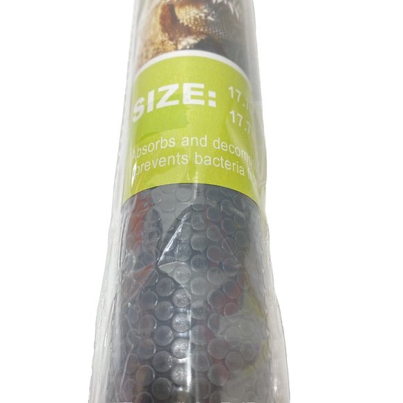 Reptile Lizard Cage Liner Decomposes Odours 17.7" X 59" Brand New Grey L… - Picture 2 of 5